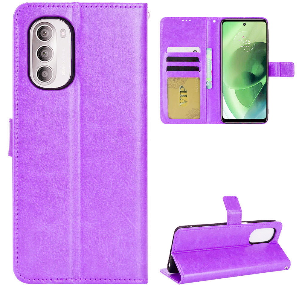 Leather Folio Wallet Case for Motorola Moto G Stylus 5G (2022) Leather Folio Wallet Case for Motorola Moto G Stylus 5G (2022)